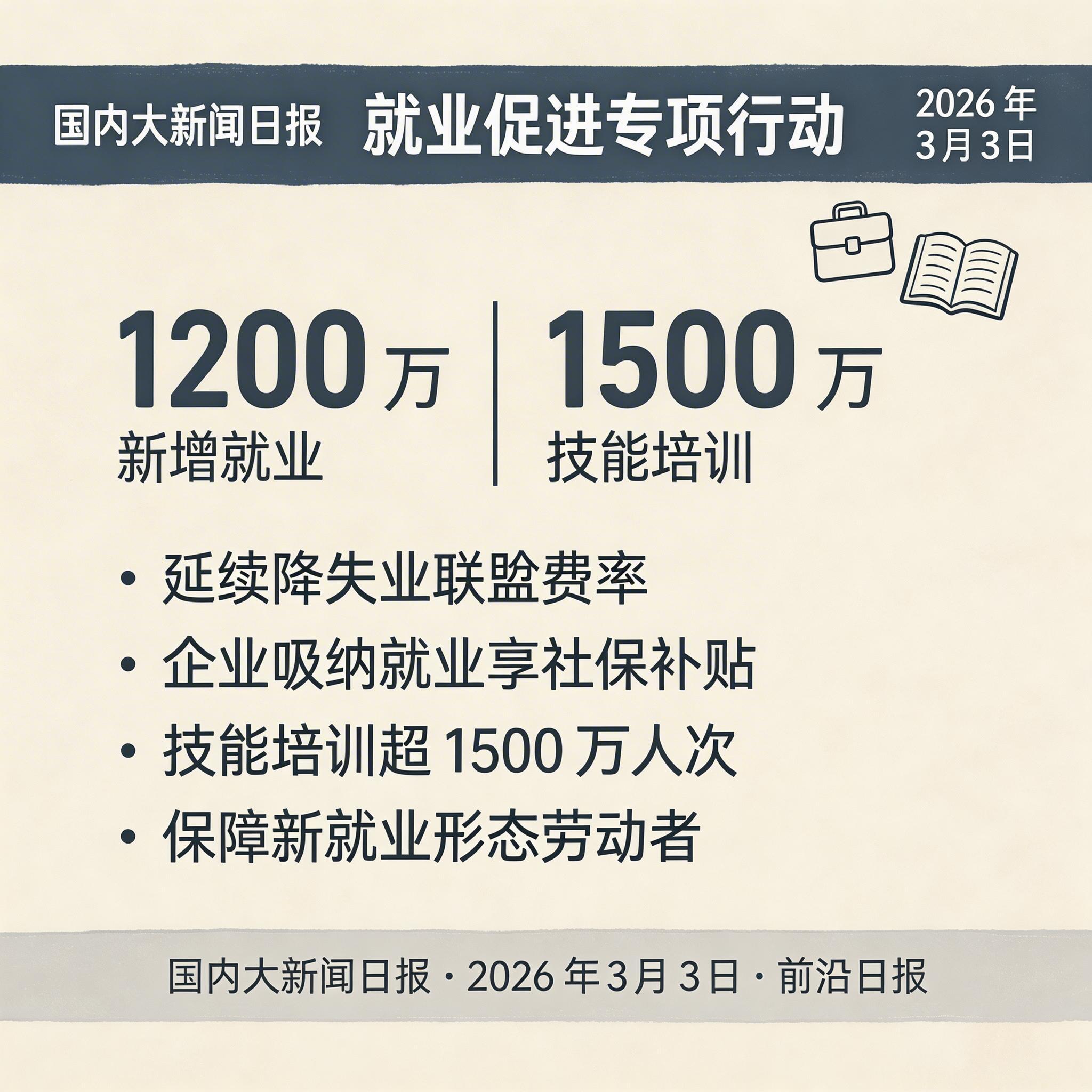 就业促进专项行动