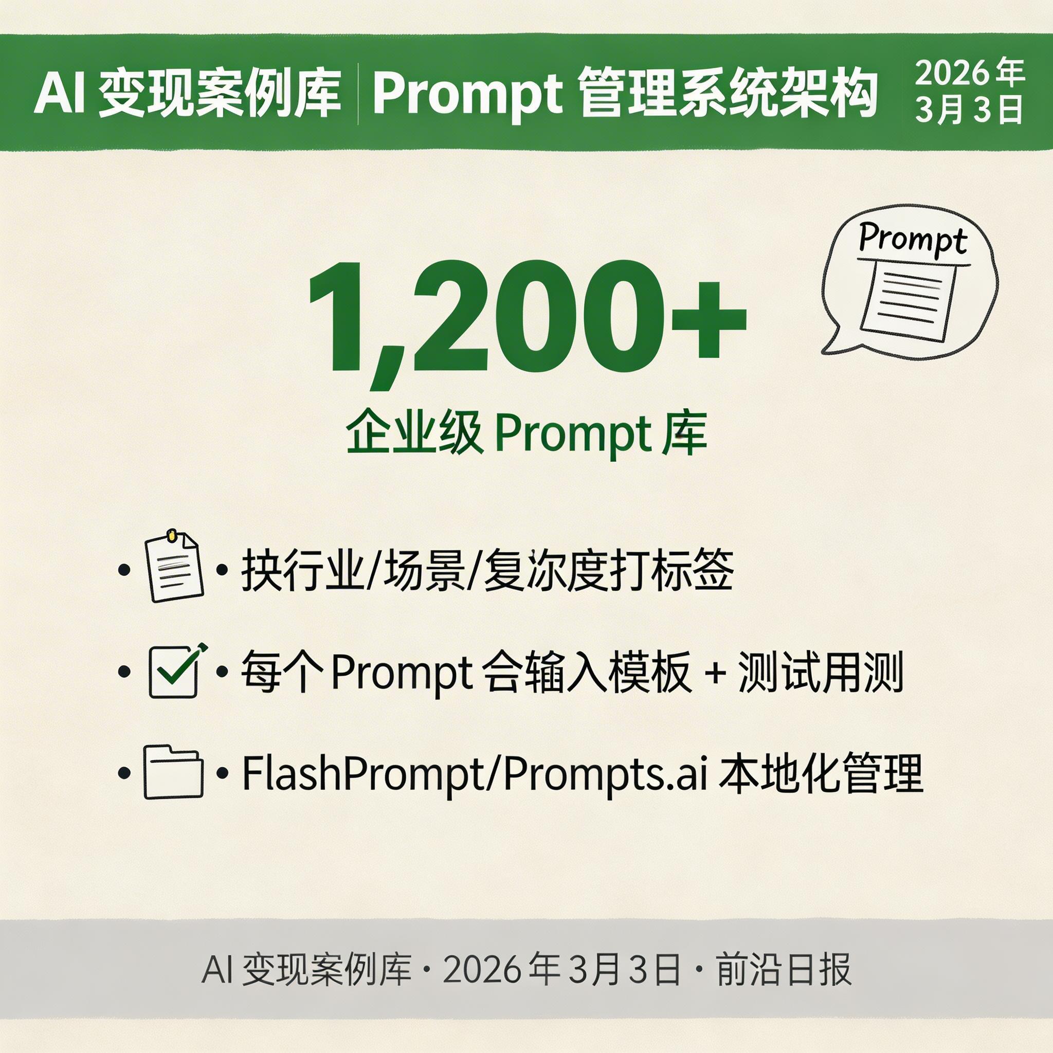 Prompt 管理系统界面截图