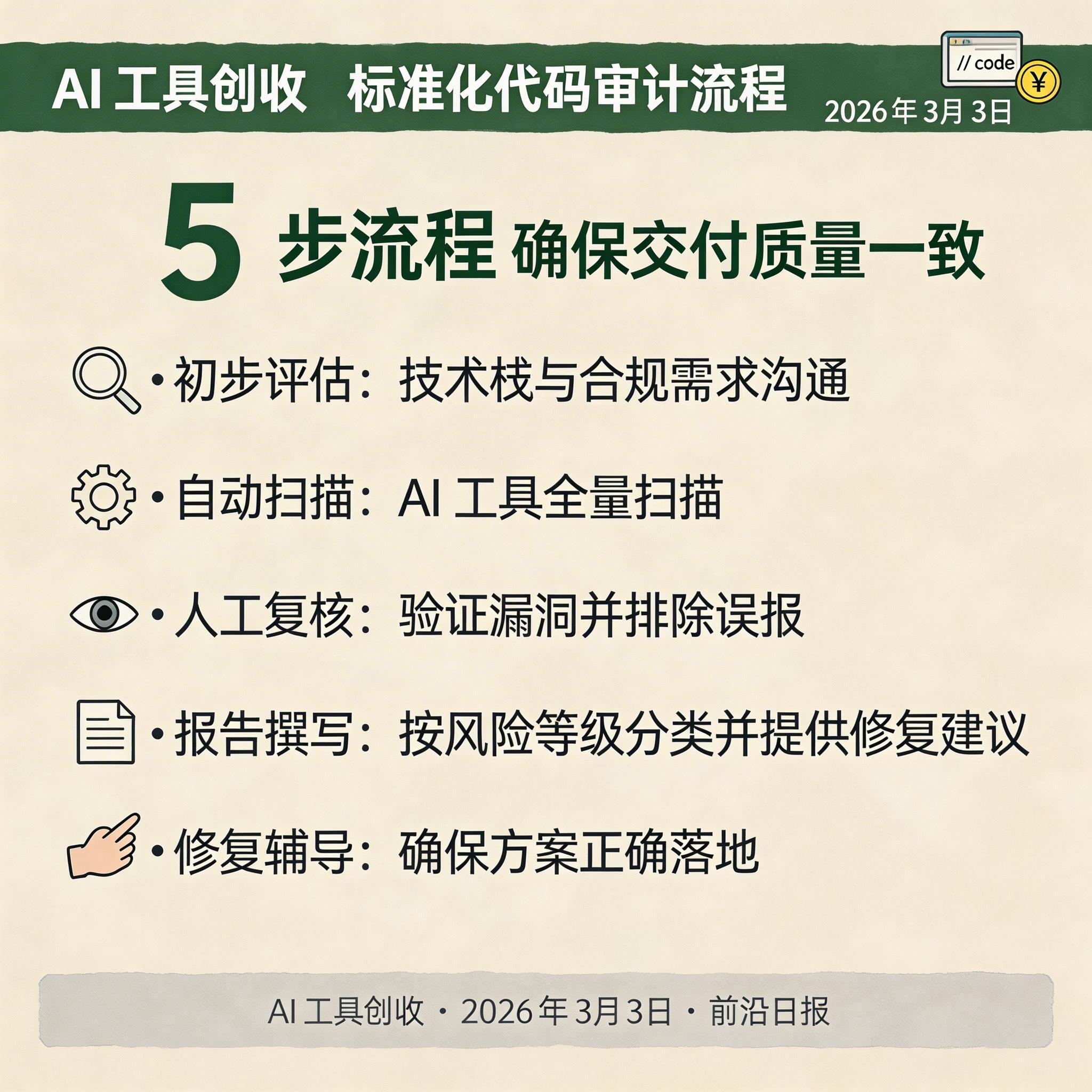 标准化代码审计流程图