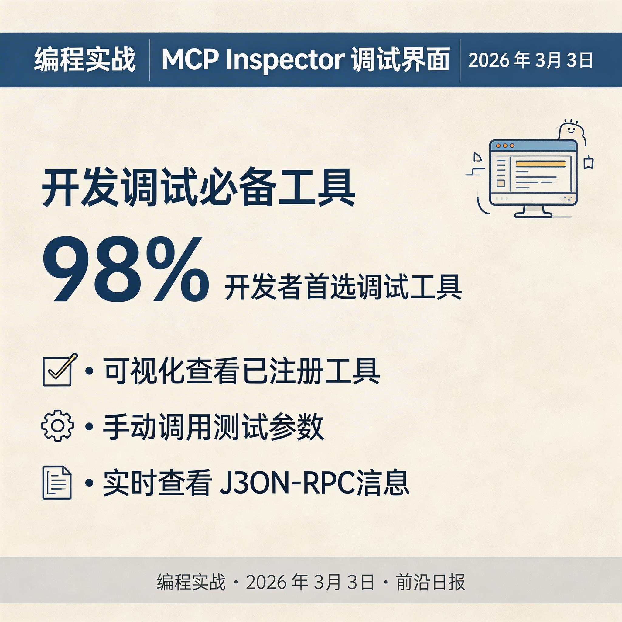 MCP Inspector 调试界面