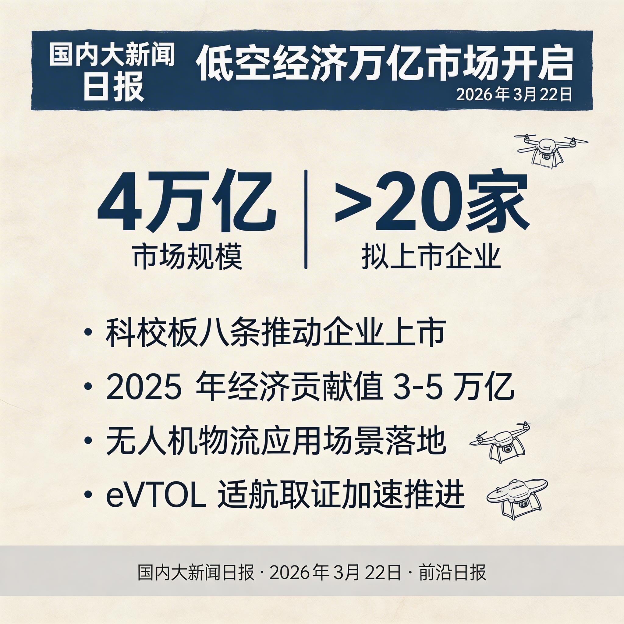 低空经济万亿市场开启