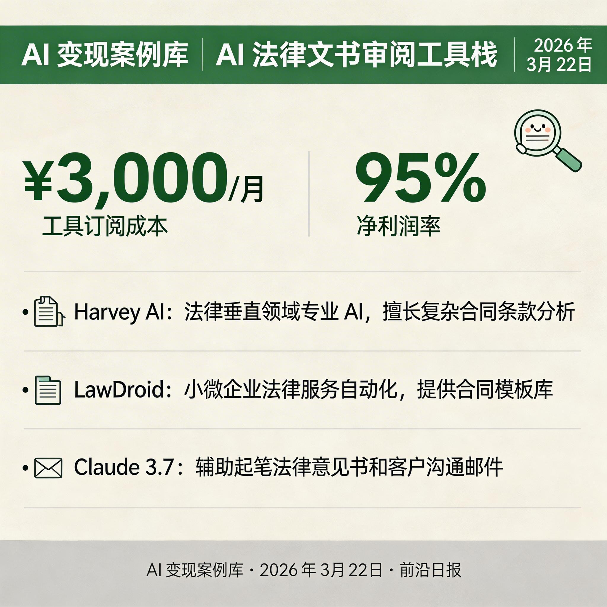 AI 法律文书审阅工具栈对比图