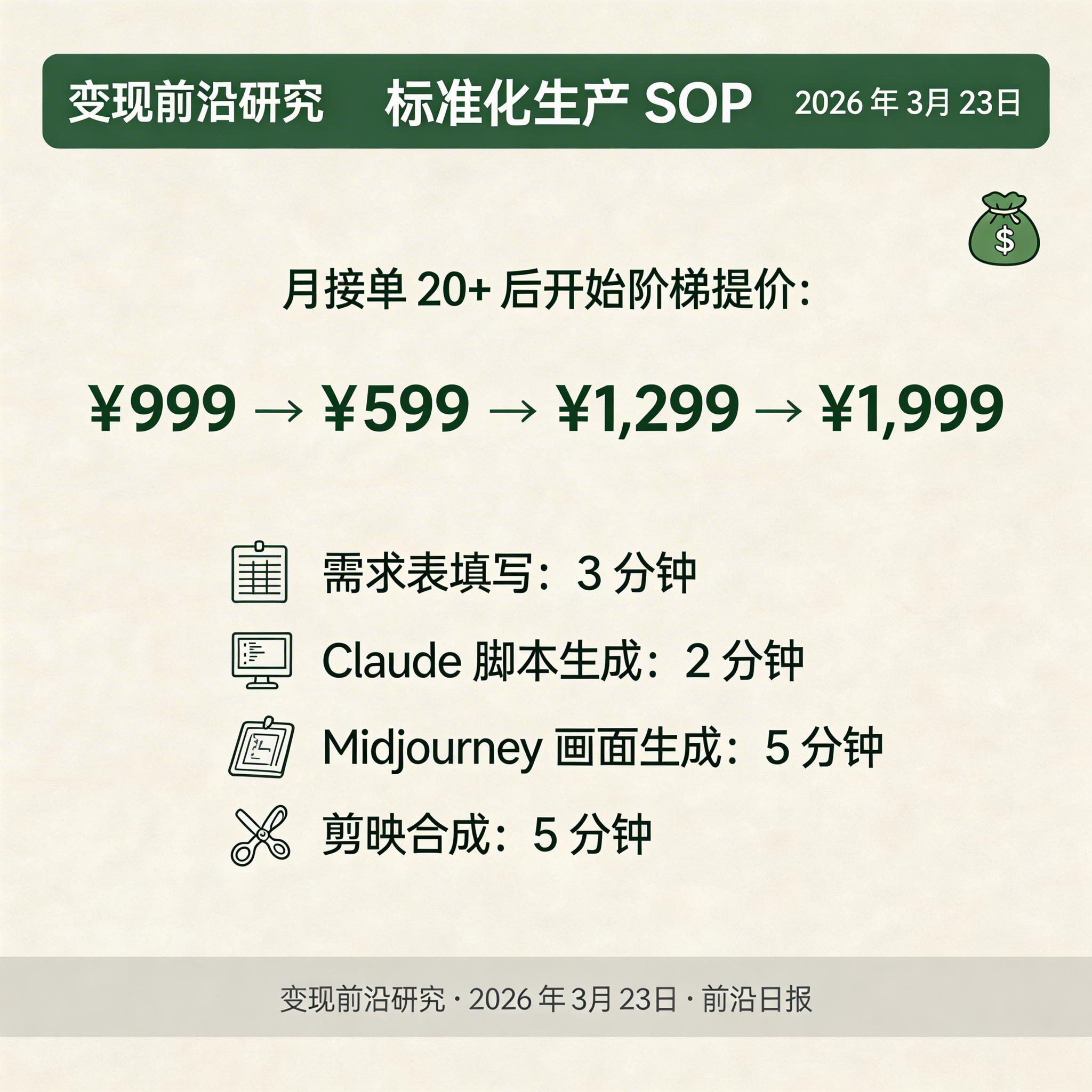 SOP 流程图与时间分配