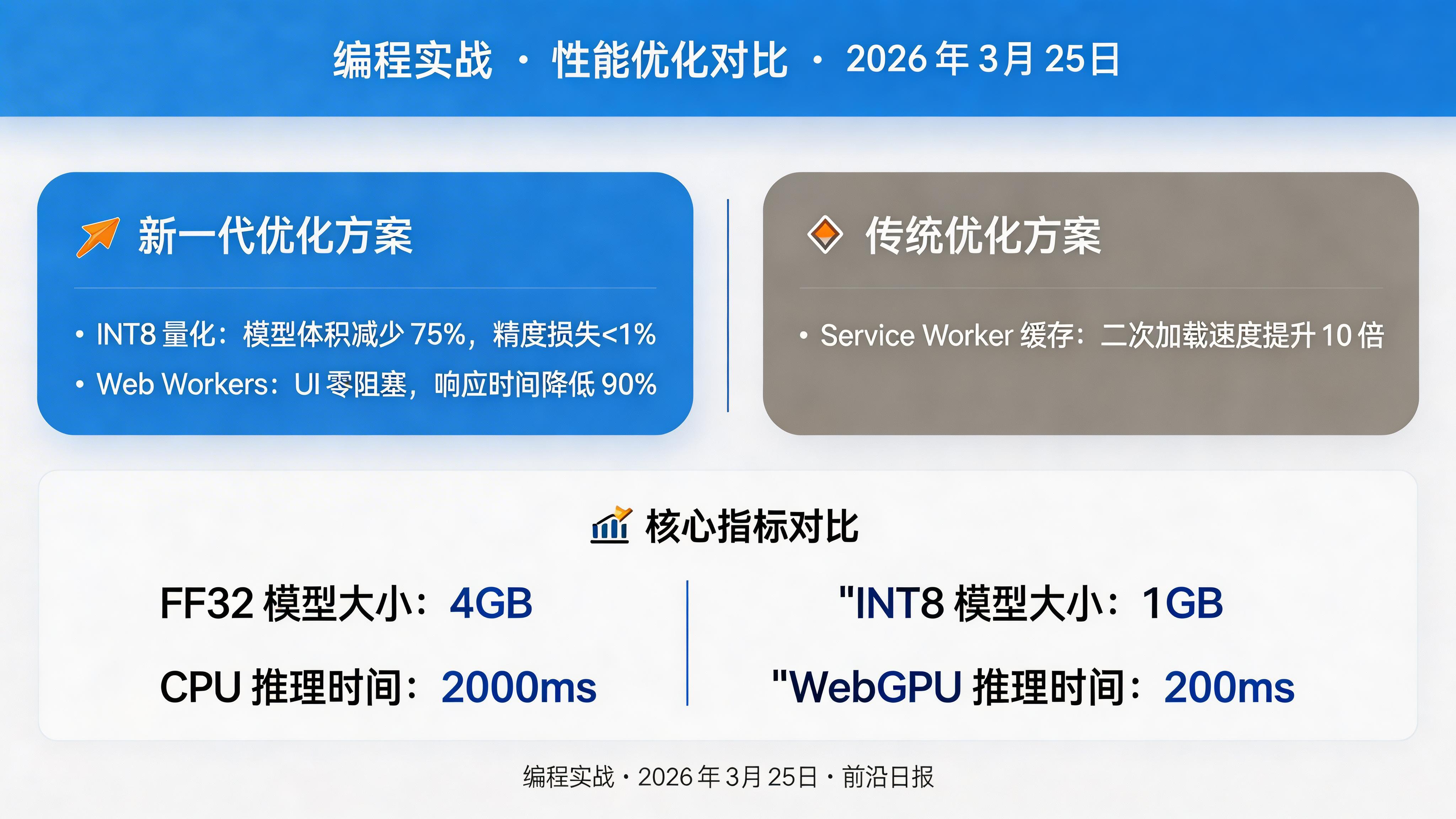 性能优化对比图：量化前后模型大小与推理时间对比